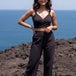 Black Wrap Co-ord Set