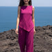 Magenta Pink Textured Co-ord Set