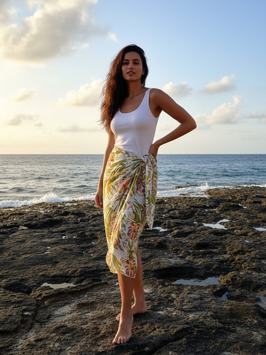 Botanical Mirage Sarong