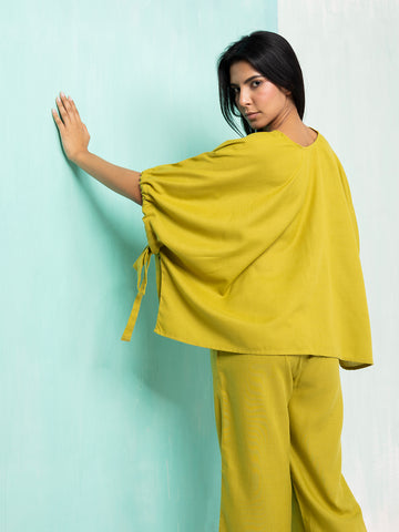 Olive Glow Tie-Up Co-Ord Set Olive Glow Tie-Up Co-Ord Set