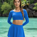 Women Swimwear Surf Skirt Swim Set