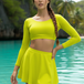 Women Swimwear Glow Skirt Swim Set