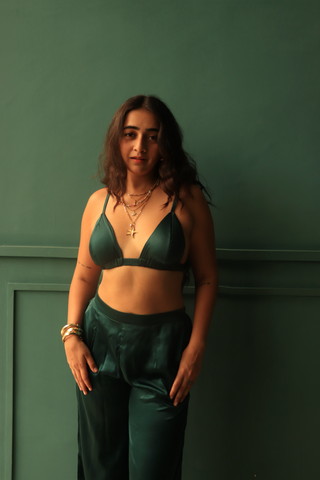 Green Sunset Beachwear Set Green Sunset Beachwear Set