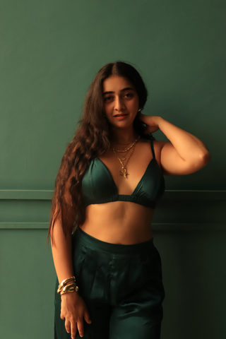 Green Sunset Beachwear Set Green Sunset Beachwear Set