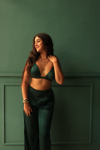 Green Sunset Beachwear Set Green Sunset Beachwear Set