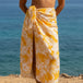 Yellow Printed Sarong