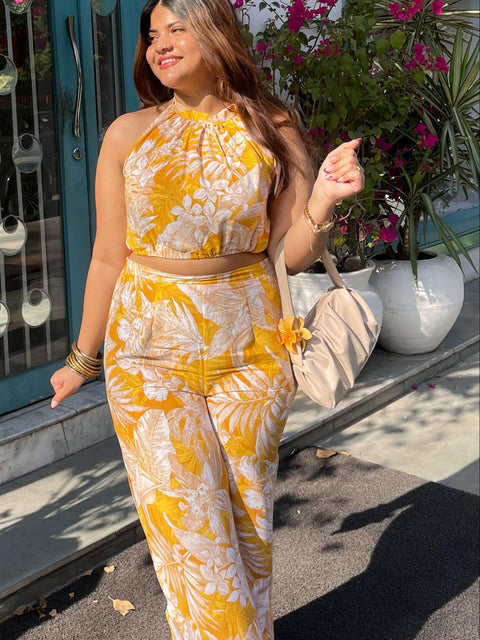 Sun Floral Co-ord Set