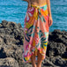 Orange Printed Sarong