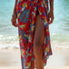 Blue Tropical Print Sarong