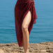 Red Printed Sarong