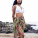 Lettuce Coral Sarong