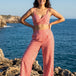 Cabana Stripe Wrap Co-ord Set