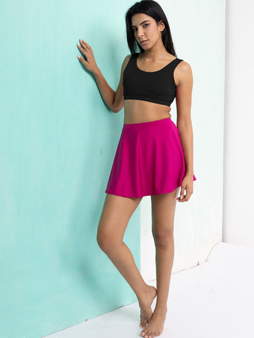 The Midnight Bloom Skirt Set