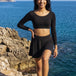 Women Swimwear Midnight Skirt Swim Set