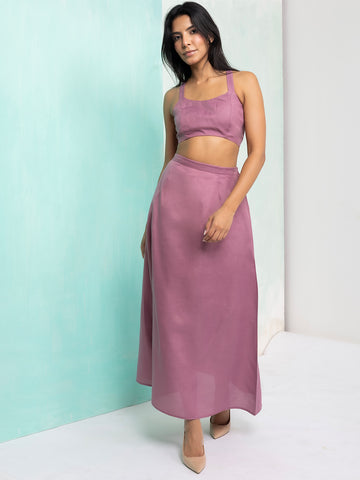 Blush Mauve Elegance Co-Ord Set