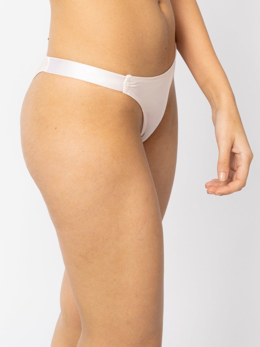 Nude Solid Low - Rise Thongs Brief - AOBAApparel & Accessories