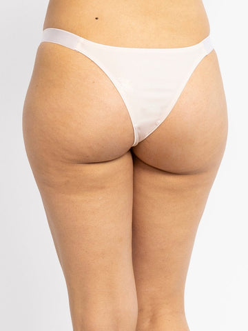 Nude Solid Low - Rise Thongs Brief - AOBAApparel & Accessories