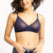 Blue Non Padded & Non Wired Solid Bralette Bra