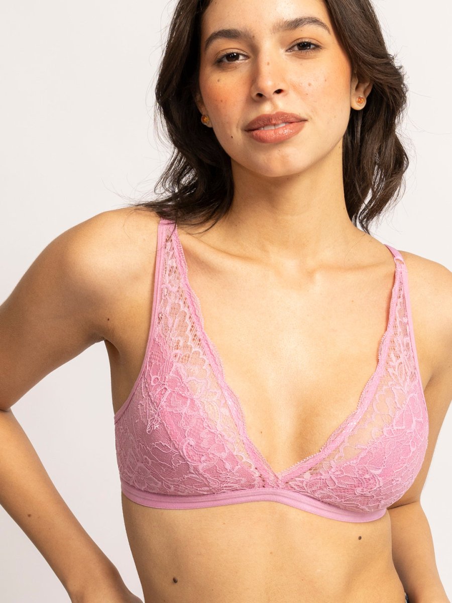 Blush Bralette Bra - AOBA