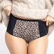 Women Black Printed Hipster Briefs