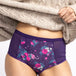 Women Purple Floral Printed Hipster Briefs