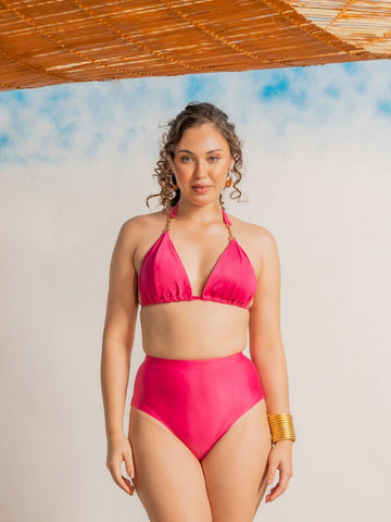 Larsoni Pink Bikini Set - AOBASWIMWEAR