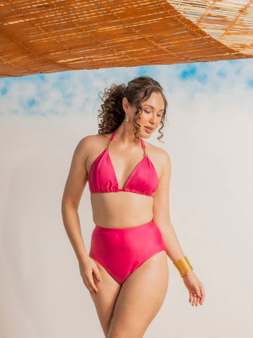 Larsoni Pink Bikini Set - AOBASWIMWEAR