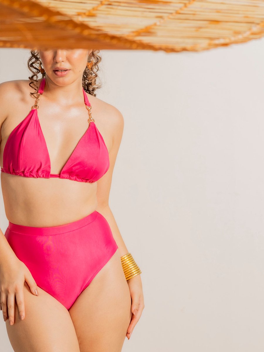 Larsoni Pink Bikini Set - AOBASWIMWEAR