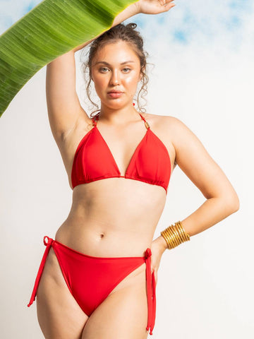 Chopped Chillis Red Bikini Swim Set - AOBASWIMWEAR