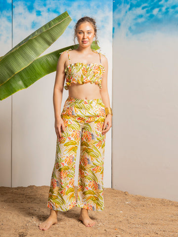 Tropical Printed Comfort Fit Swim Set