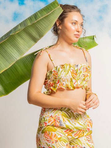 Tropical Printed Comfort Fit Swim Set
