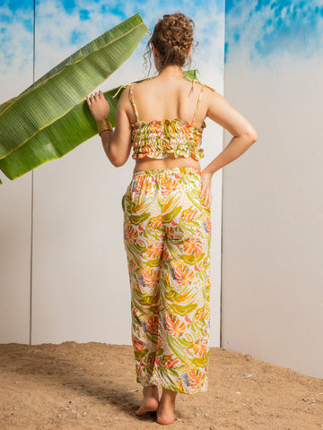 Tropical Printed Comfort Fit Swim Set