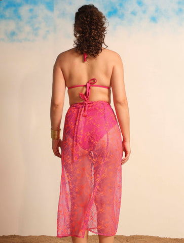 The Malibu 3 pcs bikini skirt Set