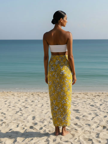 Marigold Oasis Wrap Sarong