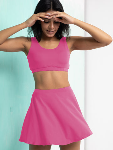 Barbie Flare Skirt & Crop Top Set