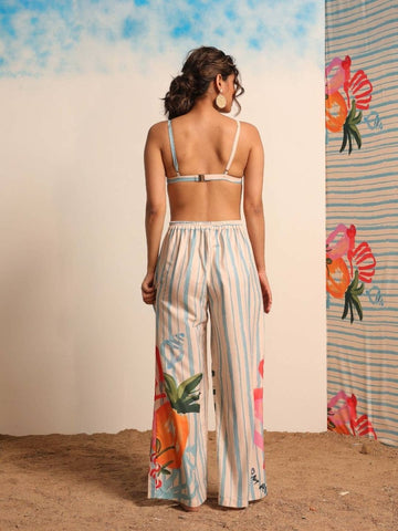 Tooti Frooti Printed Beachwear Co - Ord Set - AOBABEACHWEAR