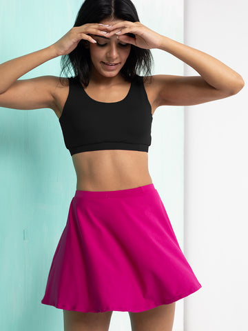 The Midnight Bloom Skirt Set