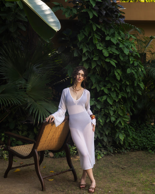 Mesh Beachwear Dress