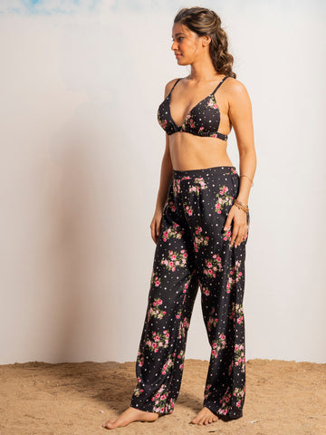 Floral Printed Comfort-Fit Swim Set