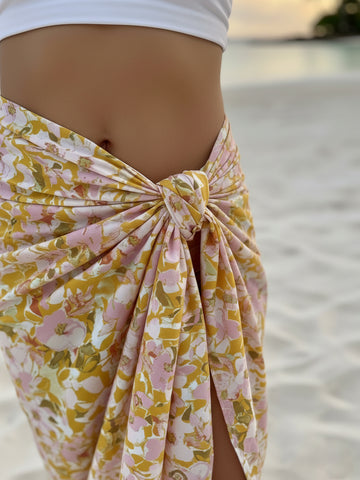 Golden Blossom Sarong