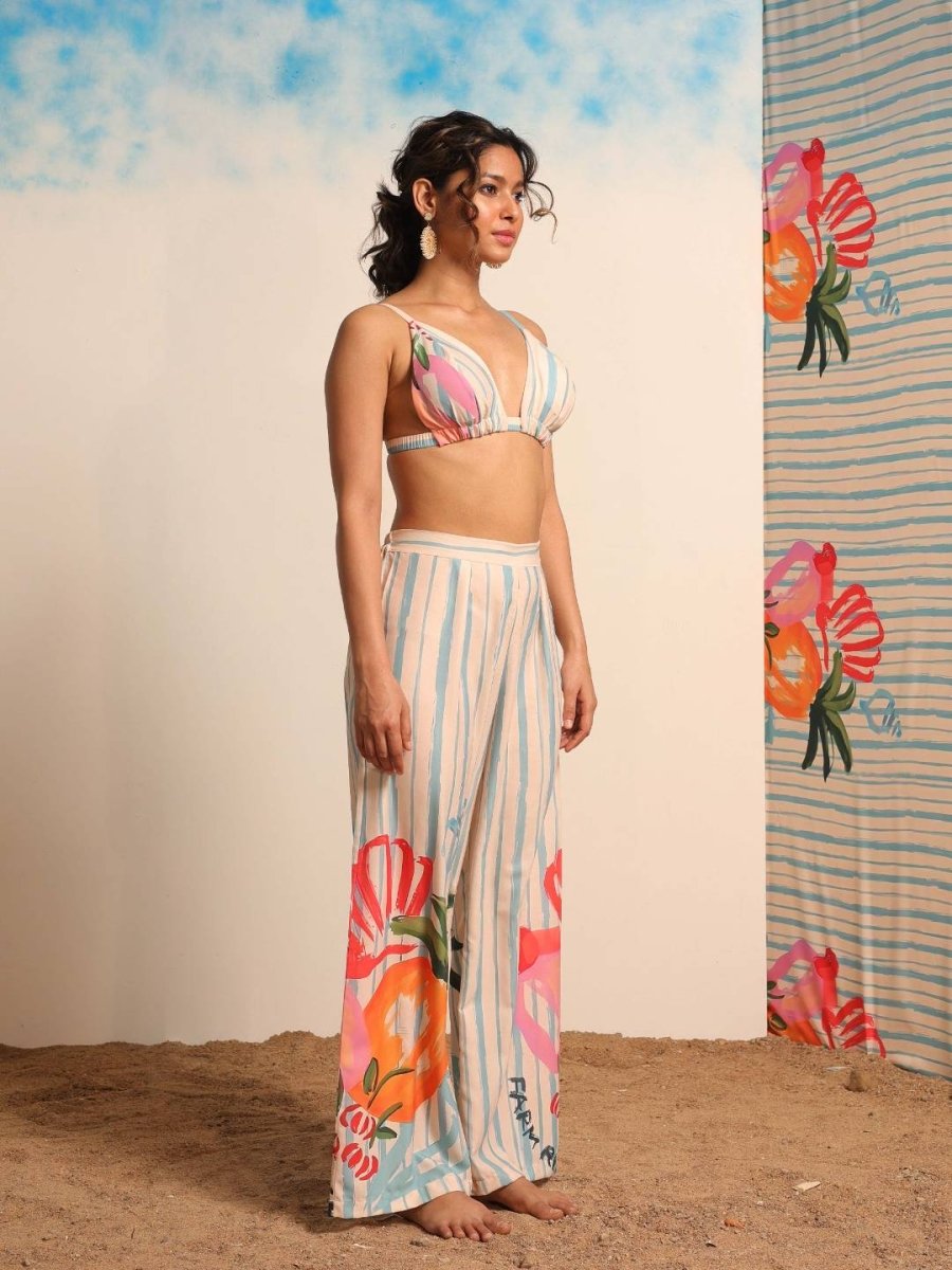 Tooti Frooti Printed Beachwear Co - Ord Set - AOBABEACHWEAR