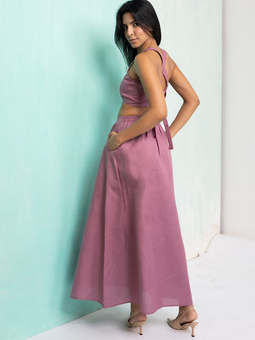 Blush Mauve Elegance Co-Ord Set