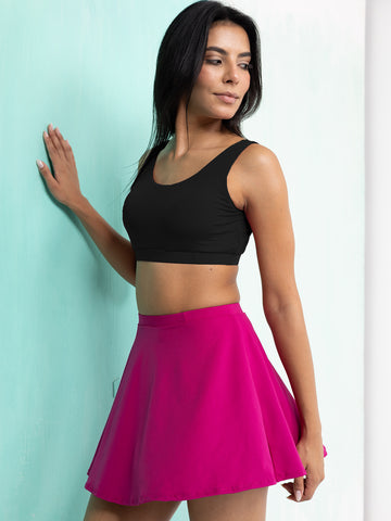 The Midnight Bloom Skirt Set