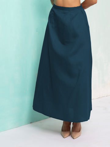 Emerald Tide Skirt & Crop Top Co-Ord Set