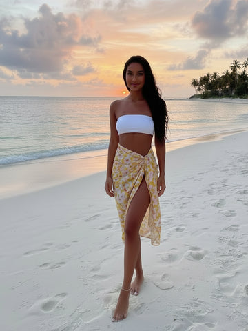 Golden Blossom Sarong