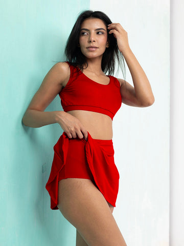 Crimson Flare swim Set