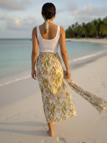 Botanical Mirage Sarong