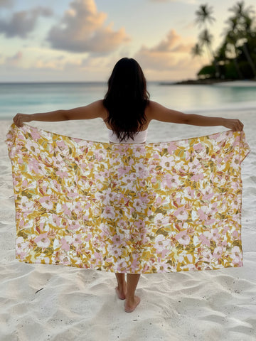 Golden Blossom Sarong