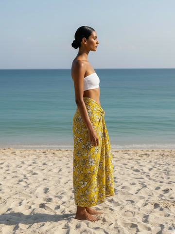 Marigold Oasis Wrap Sarong