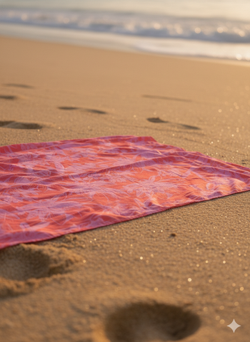 Hibiscus Haze Rayon Sarong